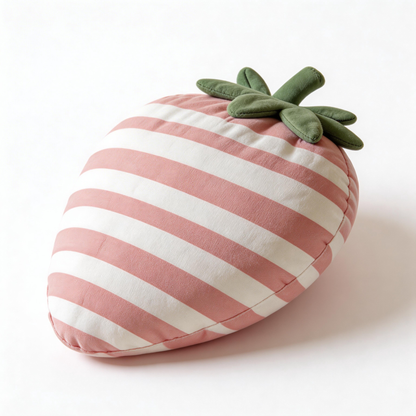 Playful & Whimsical | Soft Plush Fabric | Fun Kids' Room Decor | Perfect Gift for Little Dreamers | Strawberry Shape Design