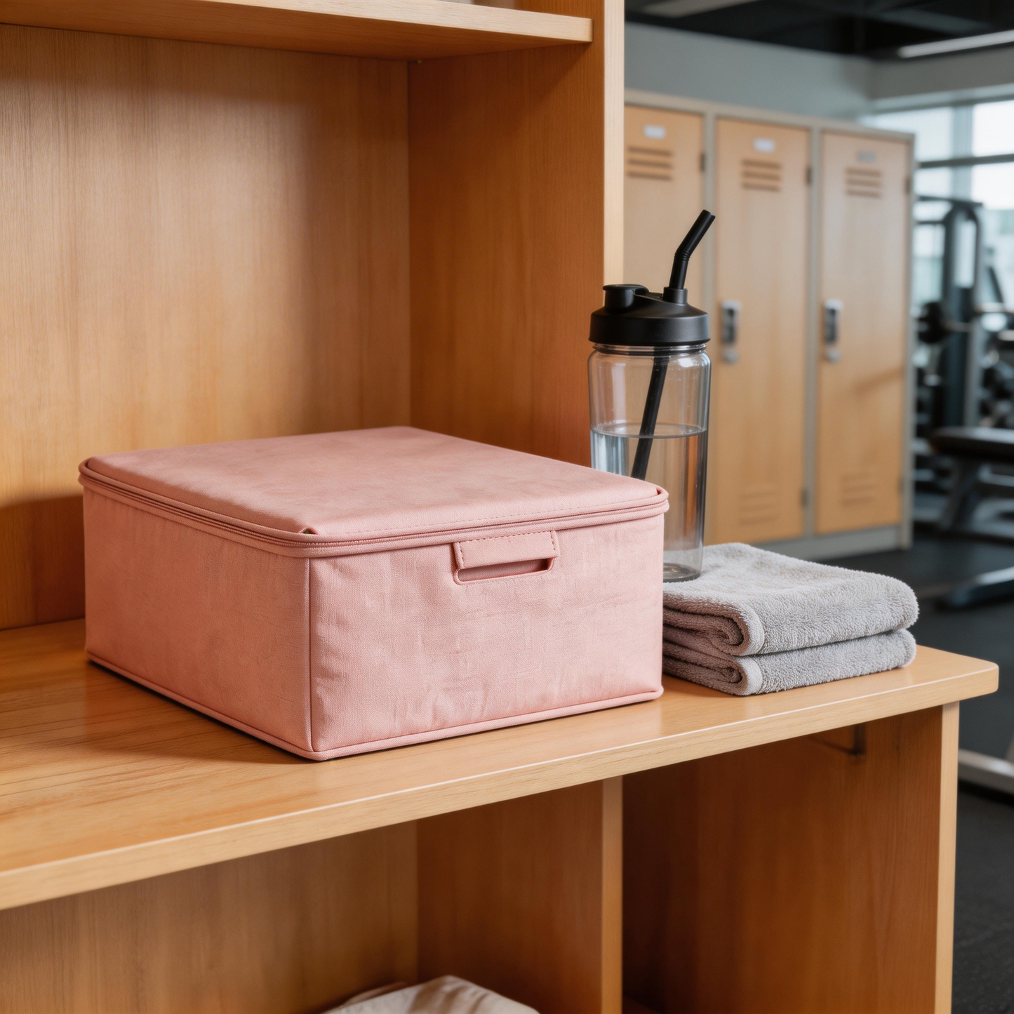 Functional & Chic | Fabric Material | Stylish Home Organization | Perfect Gift for Minimalists | Soft Pink Design